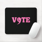 Frau Comma La Kamala Harris Punctuation La Elect Mousepad (Mit Mouse)