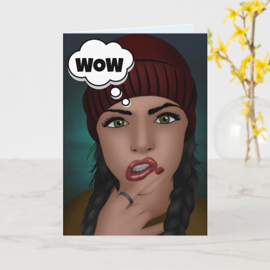 FRAU COMPLIMENTARY SIE SEHEN DEN MARVELOUS GEBURTS KARTE (Gelbe Blume)