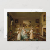 Frau Congreve und ihre Kinder Postkarte (Vorne/Hinten)