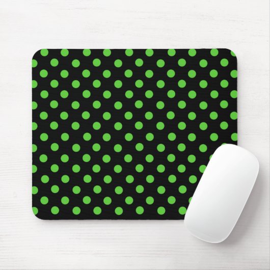 Frau Cookies Green Spot Polka Dot Mousepad (Mit Mouse)