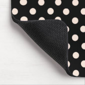Frau Cookies Pink Spot Polka Dot Mousepad (Ecke)