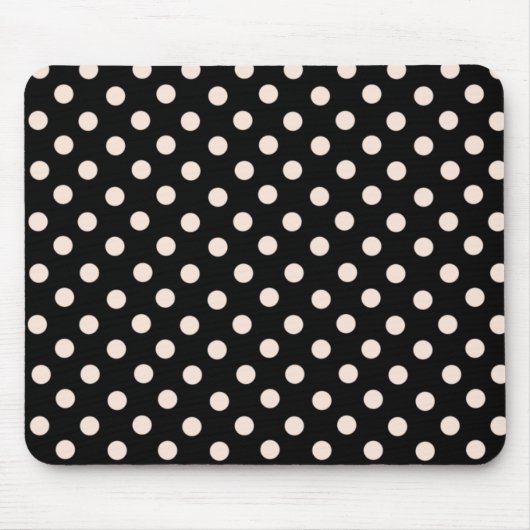 Frau Cookies Pink Spot Polka Dot Mousepad (Vorne)