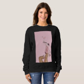 Frau Cool Kapuzenpullover Sweatshirt (Vorne ganz)