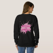Frau Cool Kapuzenpullover Sweatshirt (Schwarz voll)