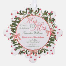 Frau Coquette Mistletoe Brautparty