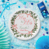 Frau Coquette Mistletoe Brautparty Pappteller (Party)