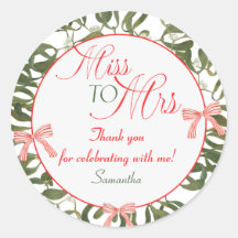 Frau Coquette Mistletoe Brautparty