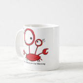 Frau Crabby morgens Kaffeetasse (Vorderseite Links)
