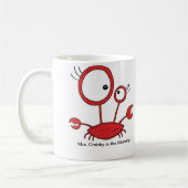 Frau Crabby morgens Kaffeetasse (Links)