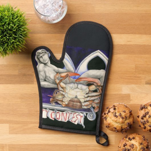 Frau Crabtree, Die neue Welt. Ofenhandschuh (Oben unten)