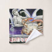 Frau Crabtree, Preisträgerin der neuen Welt Badhandtuch Set (Waschlappen)