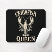 Frau Crawfish-Kochkrabben-Mutter-Meeresfrüchte-Fes Mousepad (Mit Mouse)