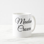 Frau Crown Kaffeetasse (VorderseiteRechts)