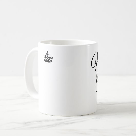 Frau Crown Kaffeetasse (Vorderseite Links)
