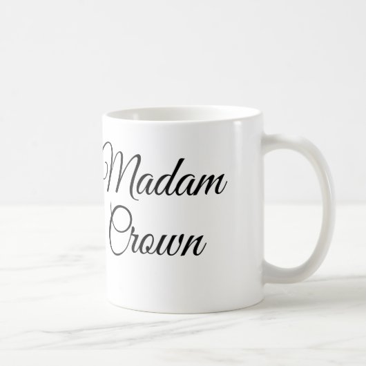 Frau Crown Kaffeetasse (Rechts)