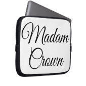 Frau Crown Laptopschutzhülle (Vorne Rechts)