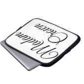 Frau Crown Laptopschutzhülle (Vorne Knopf)