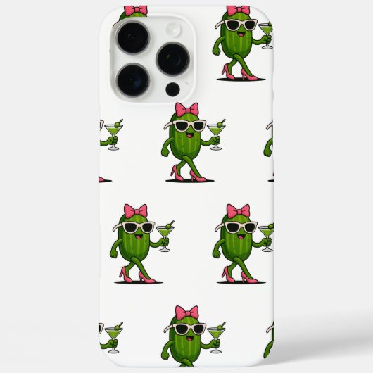 Frau Cucumber Chic Case-Mate iPhone Hülle (Rückseite)