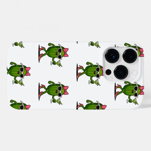 Frau Cucumber Chic Case-Mate iPhone Hülle (Rückseite (Horizontal))