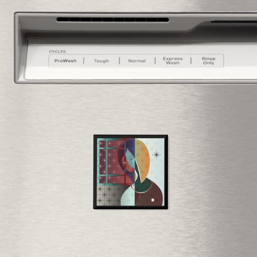 Frau Daydream Magnet (In Situ (Geschirrspüler))