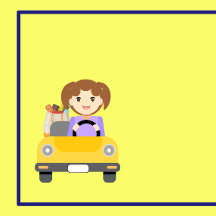 FRAU Delivery Driver Vielen Dank, dass Sie die Übe