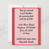 Frau der 1950er mit einem Schildwachen Einladung (Rückseite)