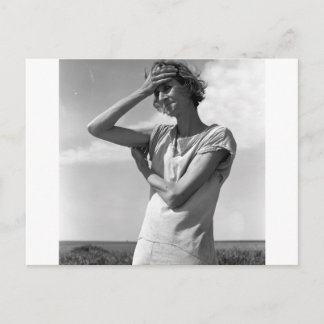 Frau der Hochebenen Postkarte