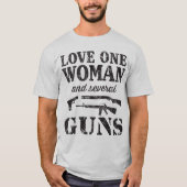 Frau der Liebe-eine und einige Gewehr-T - Shirt (Vorderseite)