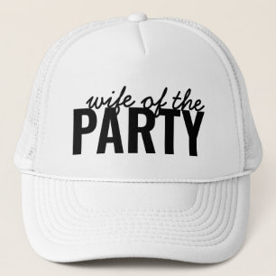 Frau der Party Braut Trucker Hut Junggesellinnenab Truckerkappe