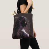 Frau der Sterne Lila & braun Tasche (Von Nahem)