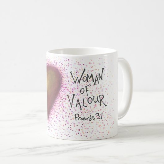 Frau der Valour-Tasse Kaffeetasse (VorderseiteRechts)