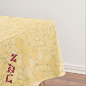 Frau der Wagemuttischdecke im Kürbis und in der Tischdecke (Beispiel)