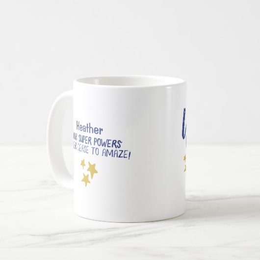 Frau der Wunder-Tasse Kaffeetasse (Vorderseite Links)