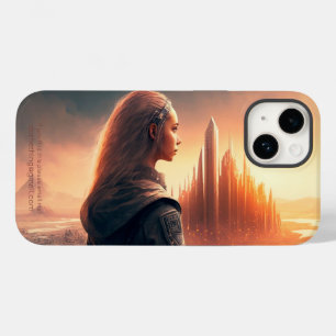 Frau der Zukunft Außerhalb einer Stadt Case-Mate iPhone 14 Hülle