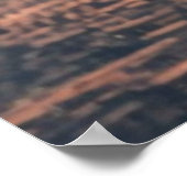 Frau der Zukunft Außerhalb einer Stadt Poster (Ecke)