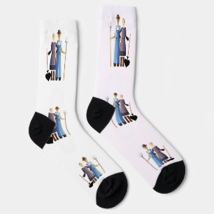 Frau des Bauern Queen of Spades Thunder_Cove Socken