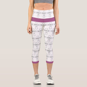Frau des Glaubens Capri Leggings