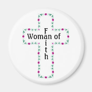 Frau des Glaubens Magnet