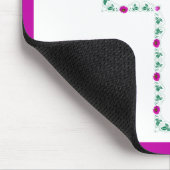 Frau des Glaubens Mousepad (Ecke)