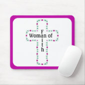 Frau des Glaubens Mousepad (Mit Mouse)
