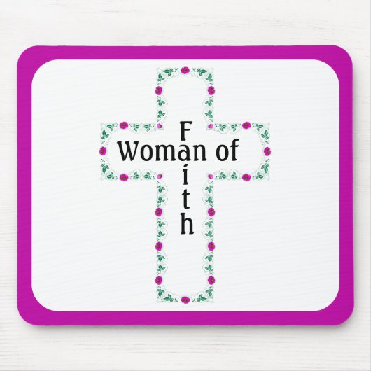 Frau des Glaubens Mousepad (Vorne)