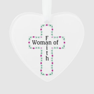 Frau des Glaubens Ornament