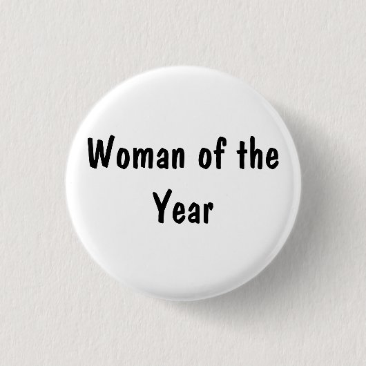 Frau des Jahres Button (Vorderseite)