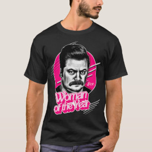 Frau des Jahres Ron Swanson T-Shirt