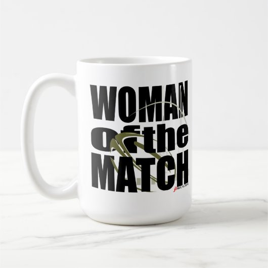 Frau des Matches Kaffeetasse (Links)