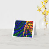 Frau des Wassers Karte (Gelbe Blume)