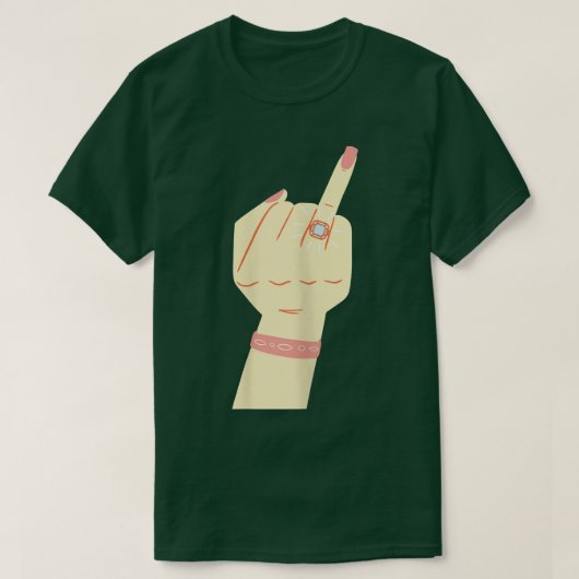 Frau Diamond Ring Bride Junggeselinnen-Abschied Br T-Shirt (Design vorne)