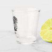 Frau Diamond Ring Gastgeschenk Hochzeit Schnapsglas (Rechts)