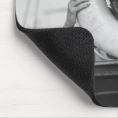 Frau, die 3 aufwirft mousepad (Ecke)