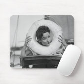 Frau, die 3 aufwirft mousepad (Mit Mouse)